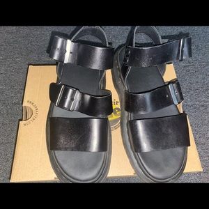 Dr. Martens Black Gryphon Sandals
